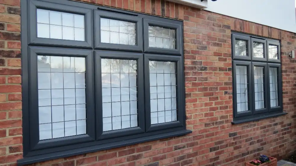 black casement windows
